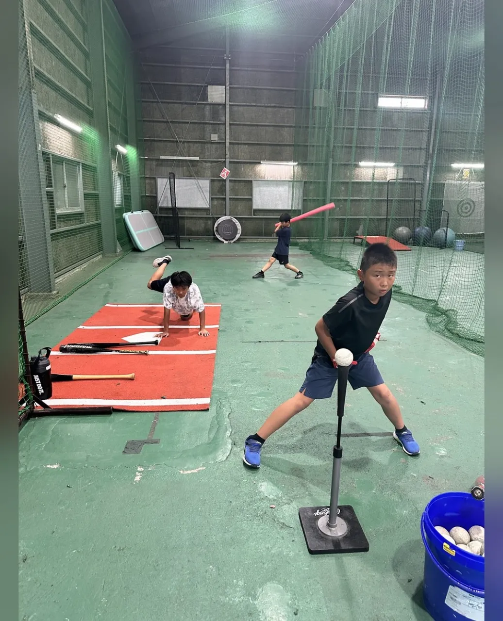 【打つとき体が前に流れてしまう子の親御さんへ】